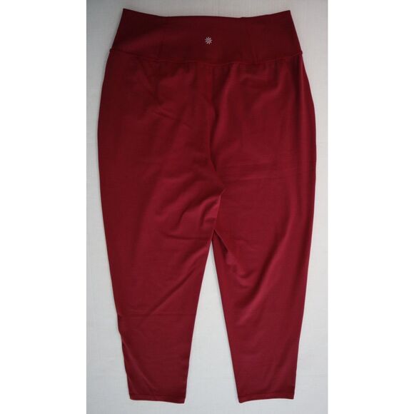 Athleta 533562-03 Women's Sz Small Burgundy Semi-Fitted Elation Pants - Picture 2 of 10